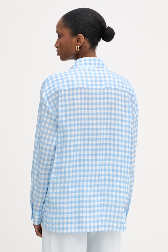 Odzież Liu Jo koszula damska WA6302.T9426 niebieski