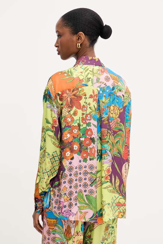 Odzież Liu Jo koszula damska z wiskozy WA6485.T471A multicolor