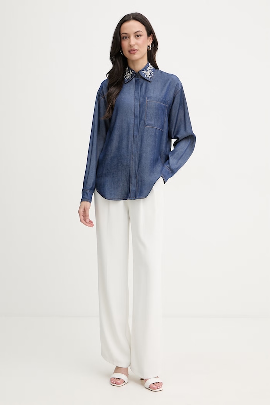 Liu Jo koszula damska UA6274.D4894 granatowy SS26