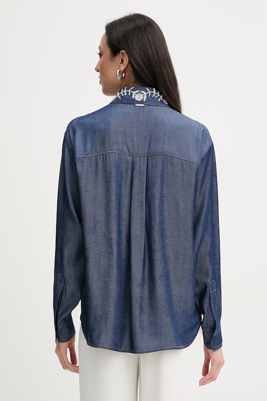 Odzież Liu Jo koszula damska UA6274.D4894 granatowy