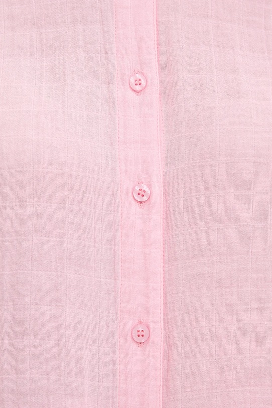 Melissa Odabash koszula plażowa bawełniana MO.LEONA różowy