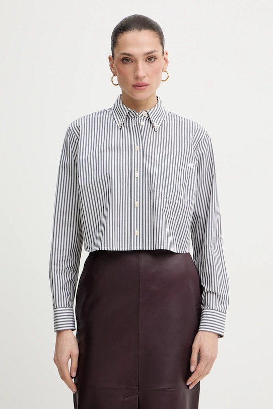 MICHAEL Michael Kors koszula bawełniana klasyczny czarny MR640XNKLV