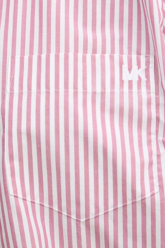 Bavlněná košile MICHAEL Michael Kors MR640XNKLW růžová