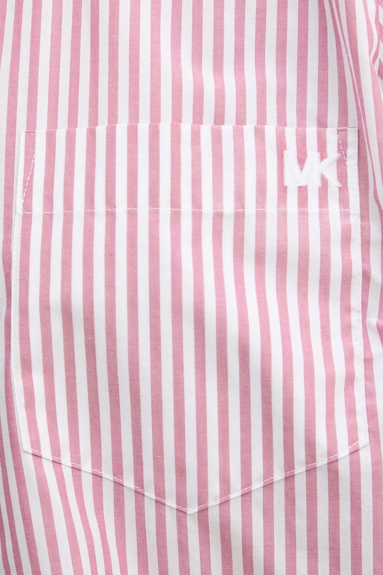 Bavlněná košile MICHAEL Michael Kors MR640XNKLW růžová