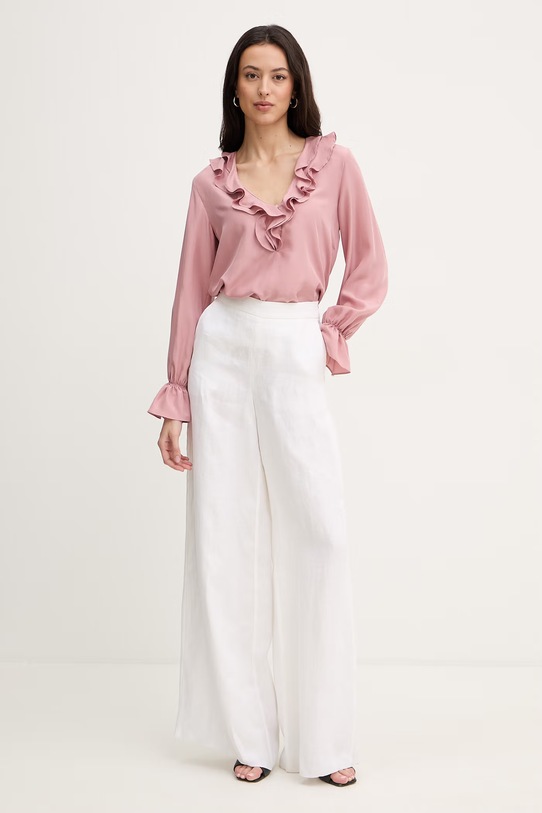 Marella bluzka jedwabna GAZZA 2613111014200 różowy SS26