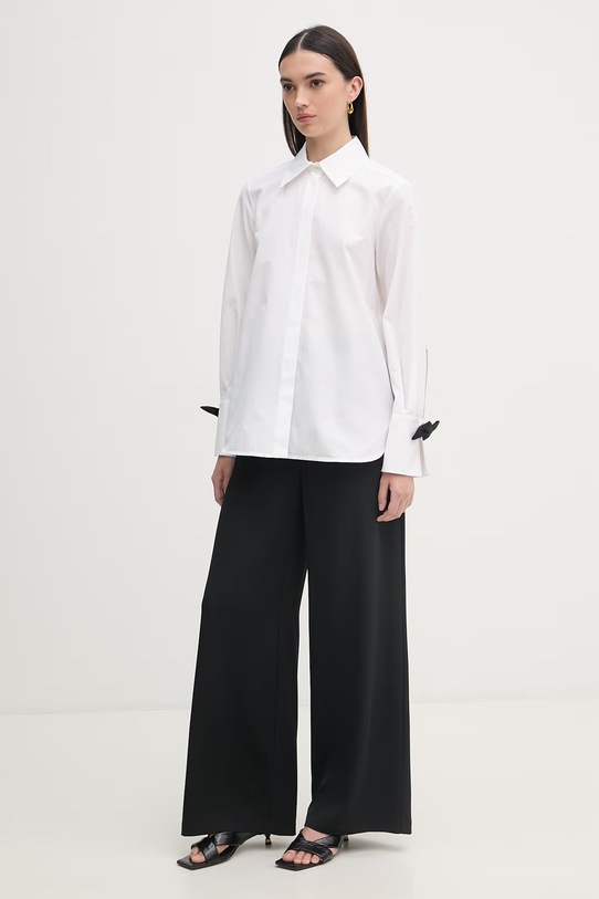 Marella сорочка жіноча бавовняна MLTLEGUME 2613111043200 білий SS26