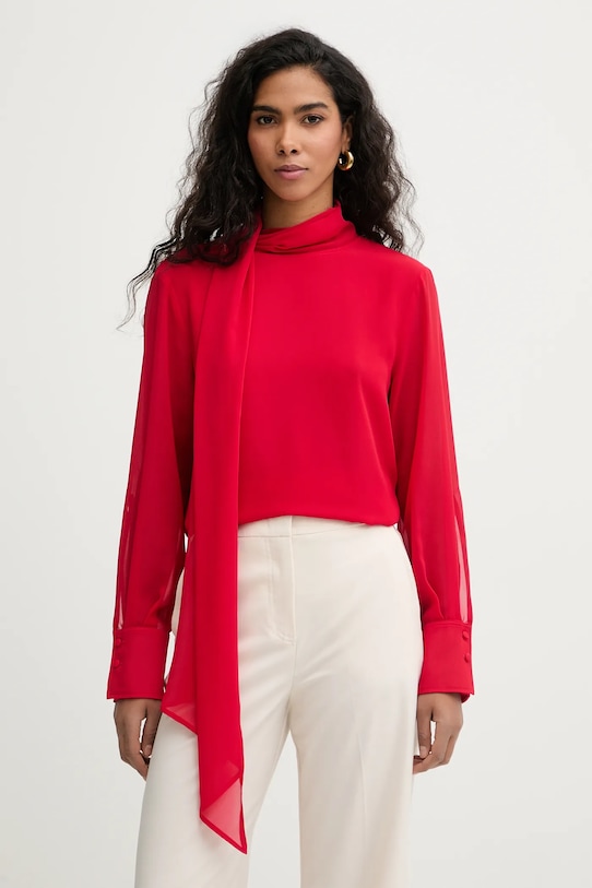 Marella bluzka MLTCRESTA regular czerwony 2613111053200