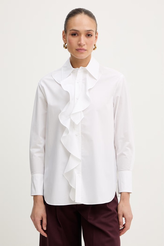 Marella koszula bawełniana FALESIA bawełna beżowy 2613111071200