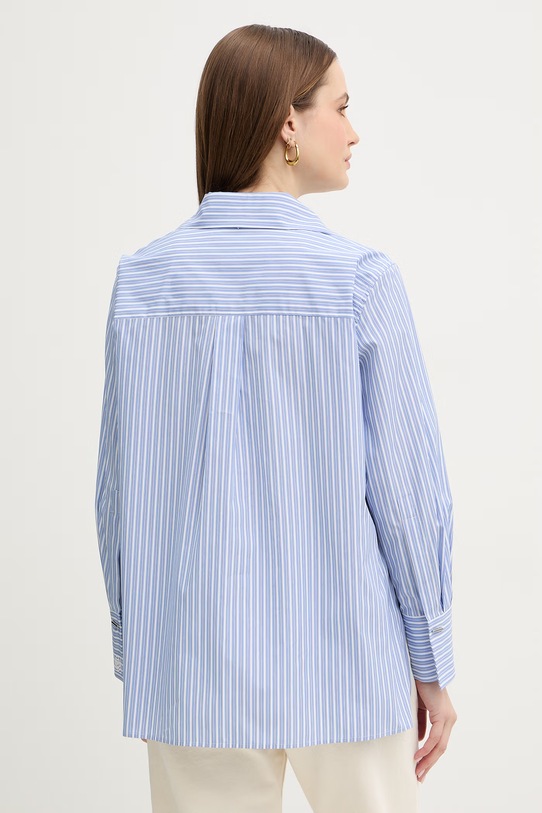 Odzież Marella koszula bawełniana TABARIN 2613111074200 niebieski