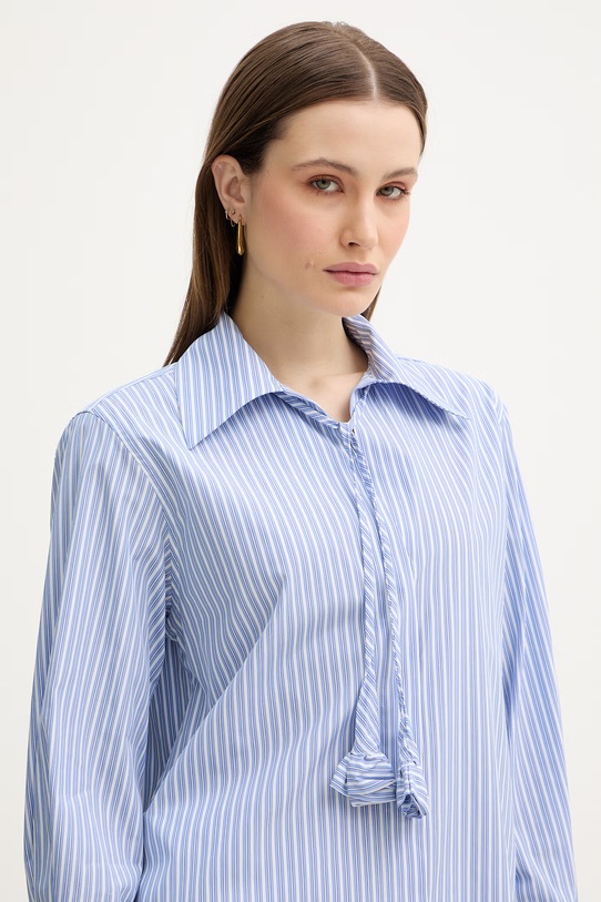 Marella koszula bawełniana TABARIN niebieski 2613111074200