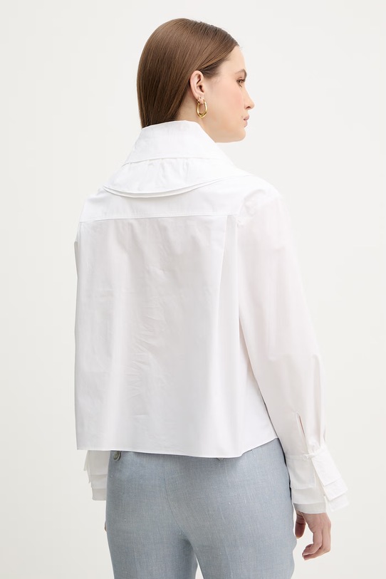 Odzież Marella koszula bawełniana ERESIA 2613111081200 beżowy