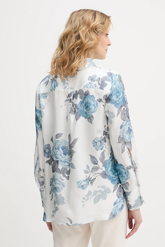 Odzież Marella koszula jedwabna SALVE 2613111141200 niebieski