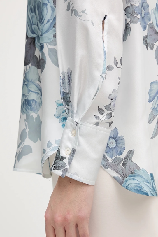 Marella koszula jedwabna SALVE 2613111141200 niebieski