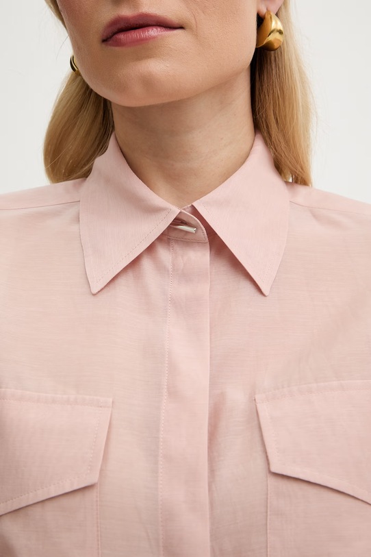Marella koszula damska z dodatkiem jedwabiu FATE 2613111224200 różowy