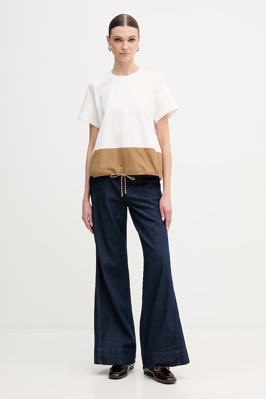 Marella t-shirt Emme by Marella 2615111141200 fehér SS26