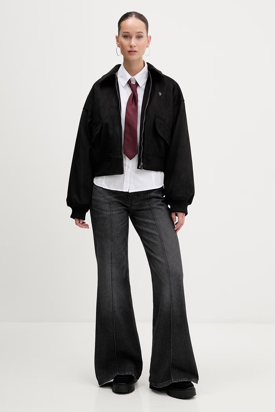 Guess Jeans koszula bawełniana W6RH66.WH7P1 biały SS26