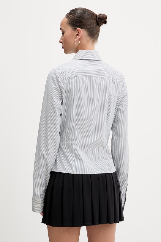 Odzież Guess Jeans koszula bawełniana W6RH66.WH7Q1 niebieski