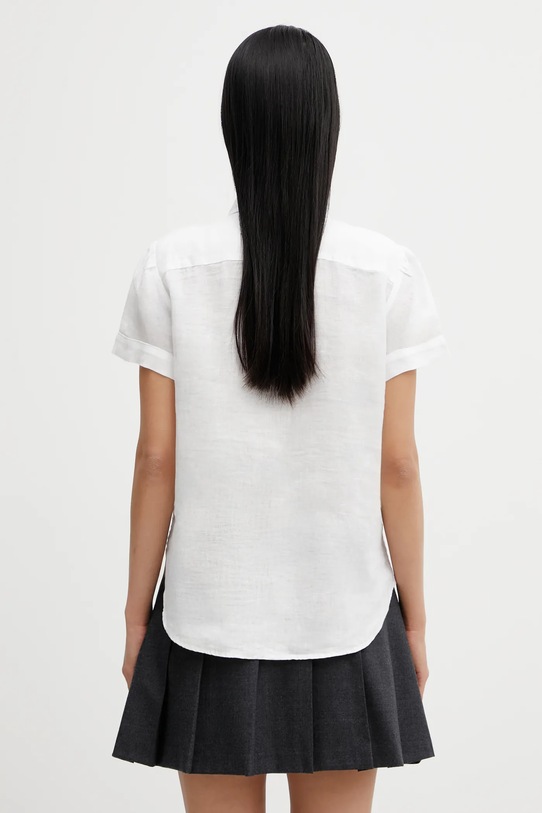 Odzież Polo Ralph Lauren koszula lniana 17/1 PD LINEN 211973366505 biały