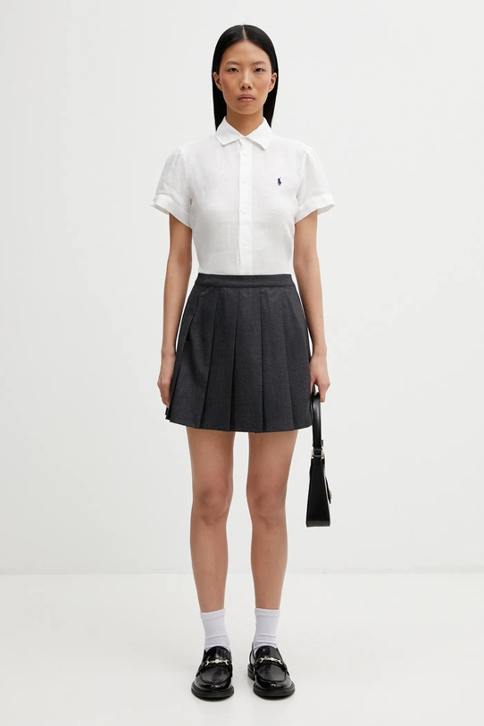 Polo Ralph Lauren koszula lniana 17/1 PD LINEN 211973366505 biały