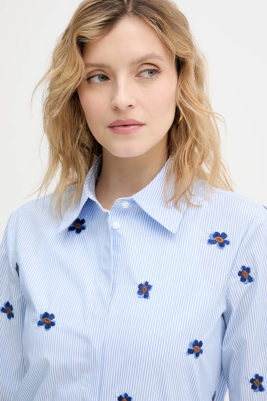 IBlues koszula bawełniana BRONCIO niebieski 2617111041200