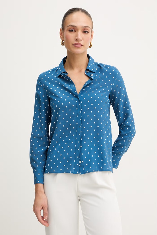 IBlues koszula jedwabna ADESSO regular niebieski 2617111111200