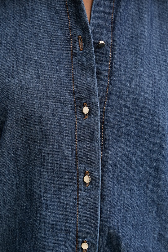 iBlues cămașă pentru femei, din denim BUSSOLA 2617111201200 bleumarin