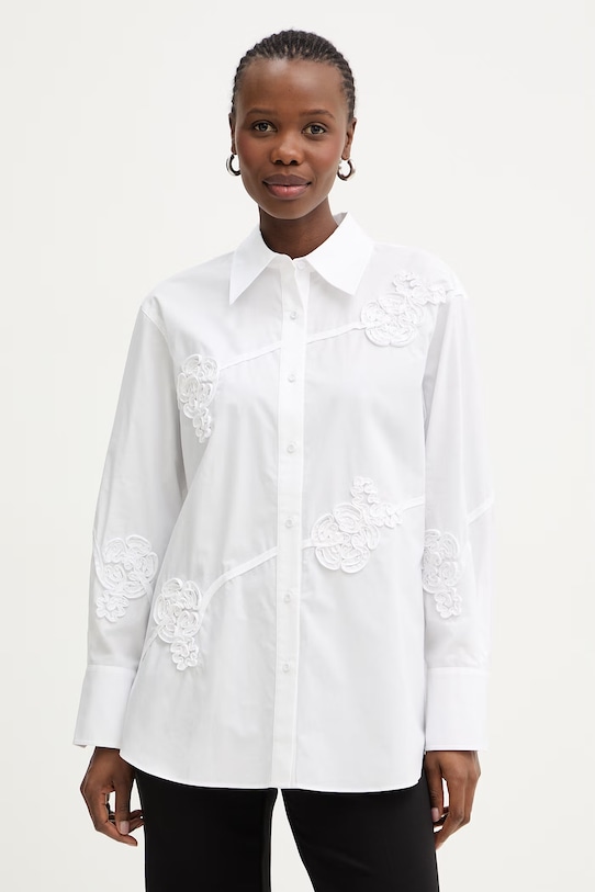 Marella koszula damska bawełniana COMUNE biały 2613111022200