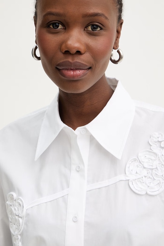 Marella koszula damska bawełniana COMUNE biały 2613111022200