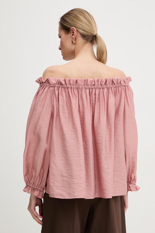 Abbigliamento Marella camicetta alla spagnola da donna con modal MERINGA 2613111042200 rosa