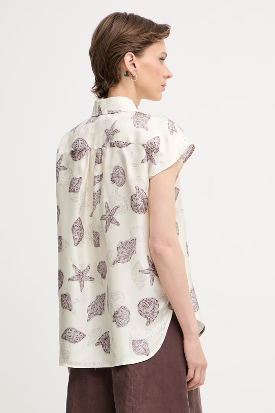 Odzież Marella koszula damska jedwabna RECENTE 2613111102200 beżowy