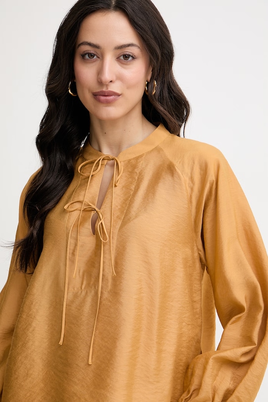 Marella bluză tip cămașă pentru femei, cu modal AFELIO galben 2613111112200