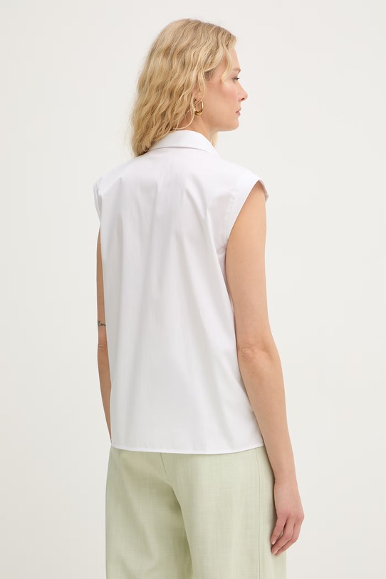 Odzież Marella koszula damska bawełniana Emme by Marella 2615111032200 biały
