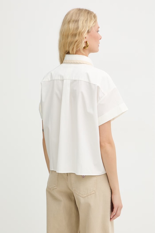 Дрехи iBlues риза дамска памучна AFELIO 2617111142200 бежов