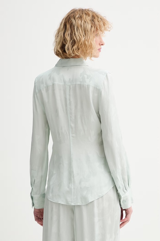Odjeća Calvin Klein košulja ženska viskozna LV044F107G zelena