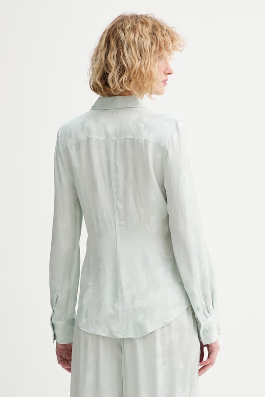 Odjeća Calvin Klein košulja ženska viskozna LV044F107G zelena