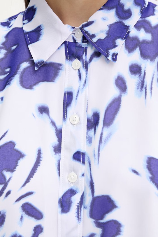 Calvin Klein koszula damska LV044F123G niebieski