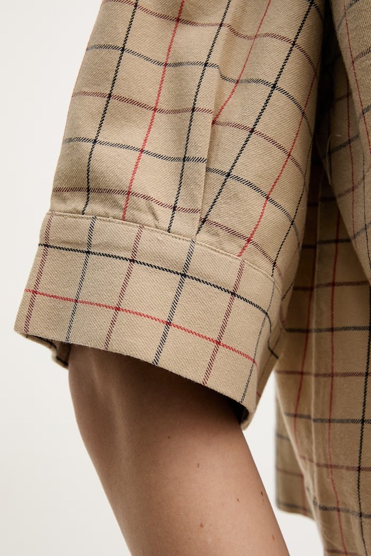 Barbour bluzka bawełniana Hollington LSH1728