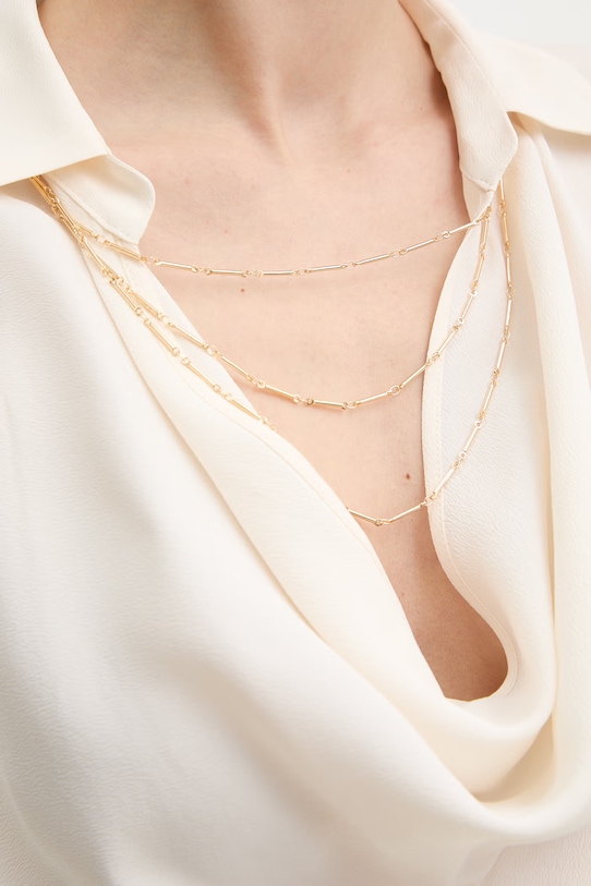 Simona Corsellini bluzka z dodatkiem jedwabiu P26CPBL00901 beżowy