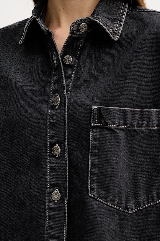 American Vintage koszula damska jeansowa YOP06D czarny