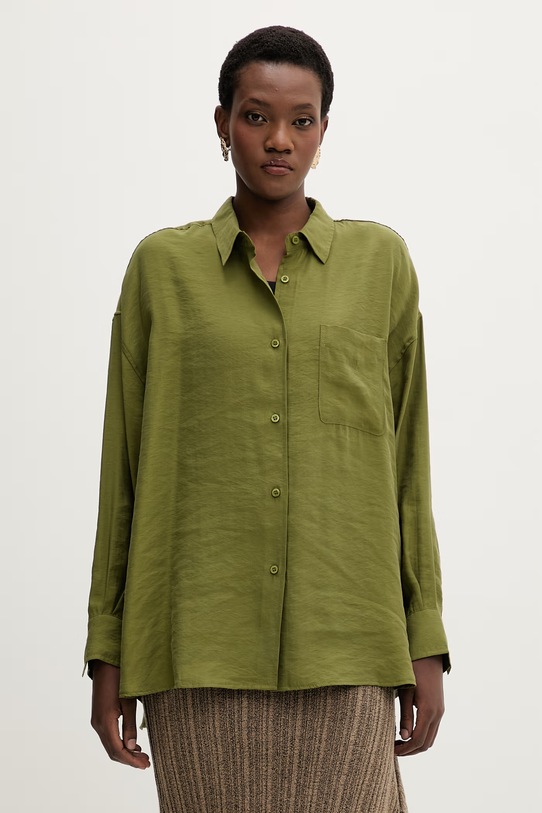 American Vintage koszula damska zielony YSO06C