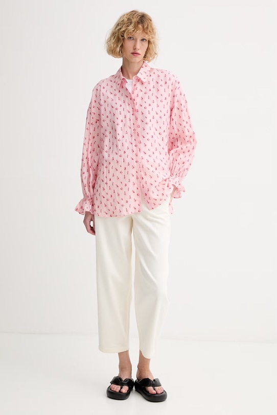 American Vintage koszula damska ZIV06C różowy SS26