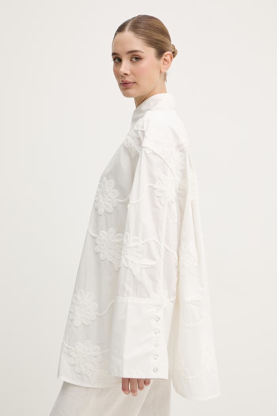 Rotate koszula damska bawełniana biały 115558400