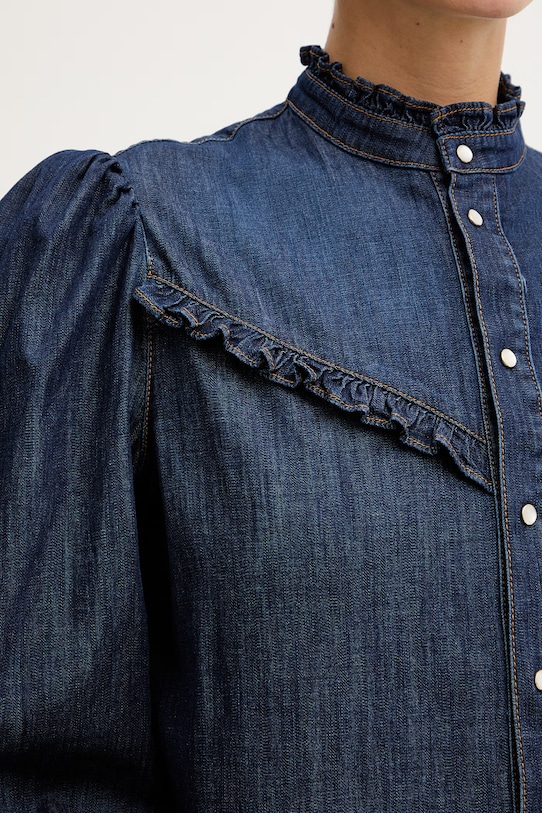 Twinset koszula jeansowa 261TP2672 granatowy