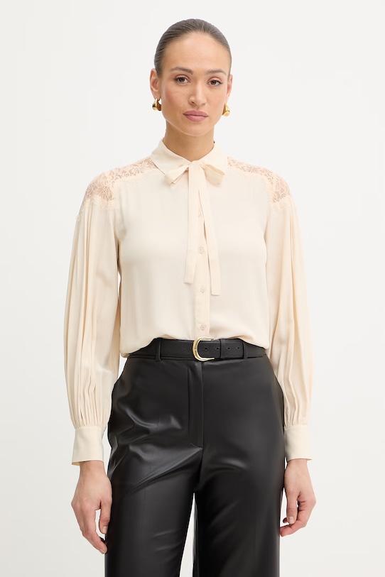 Twinset koszula regular beżowy 261TP2591