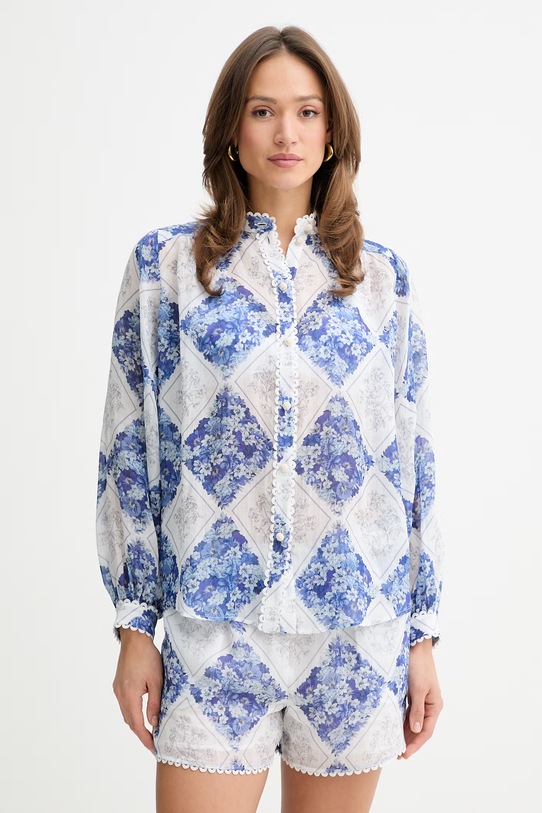 Twinset koszula casual niebieski 261TP213E