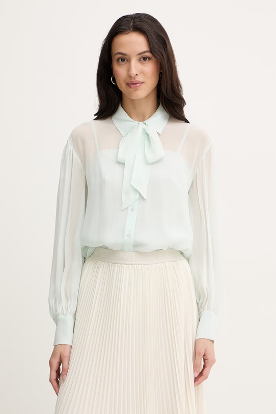 Twinset koszula regular turkusowy 261TP2790