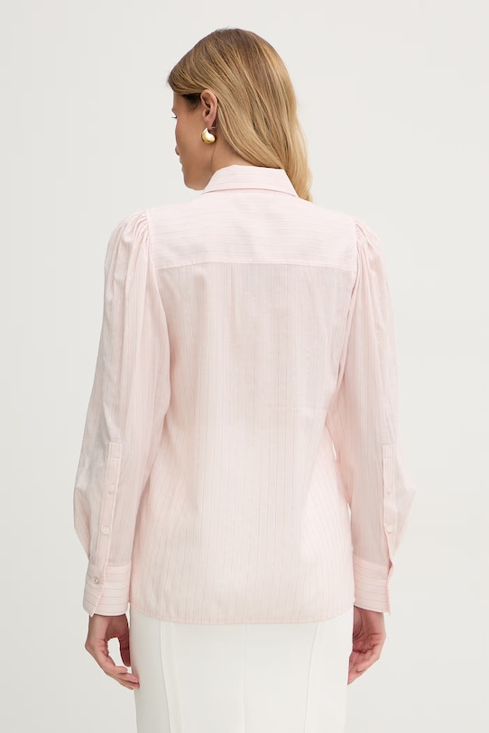 Odzież Twinset koszula damska z bawełną 261TE2081 różowy