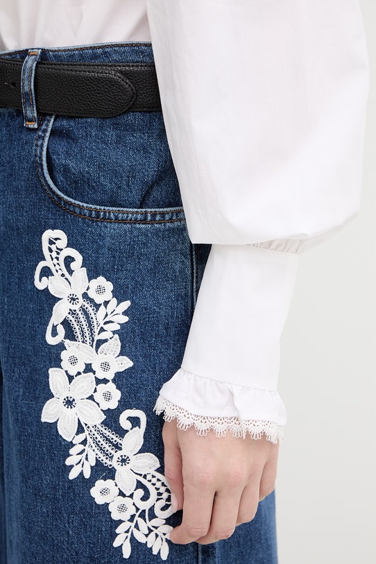 Pamučna košulja Twinset 261TP2261 bijela