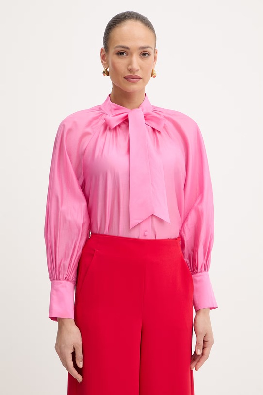 Twinset koszula pozostałe różowy 261AP2180