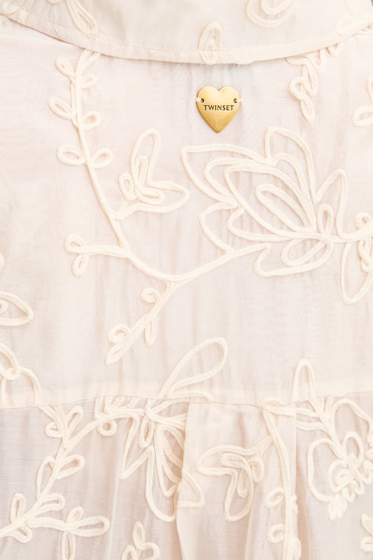 Twinset camicia da donna con lyocell 261LB2UFF beige